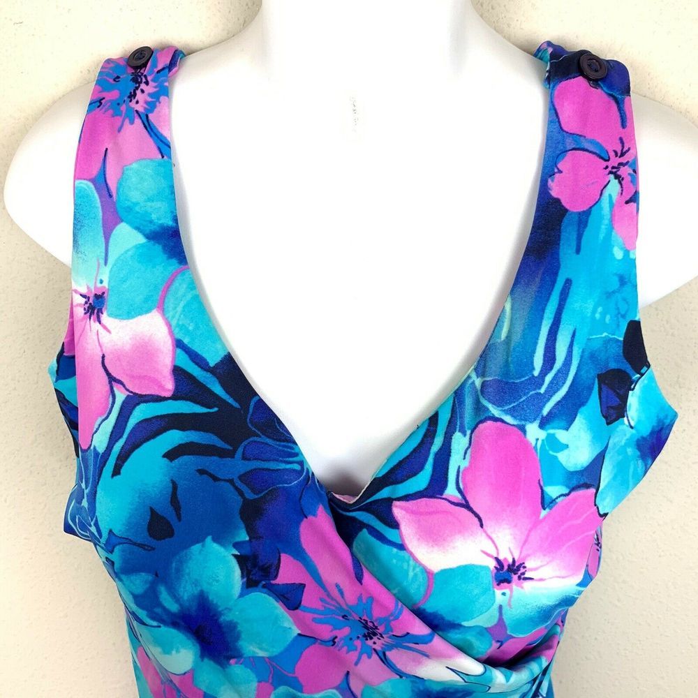 Maxine of Hollywood Swimsuit Ruched Swimsuit - Picture 4 of 8